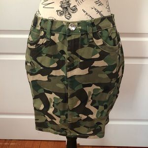 Camp mini jean skirt—brand new never worn